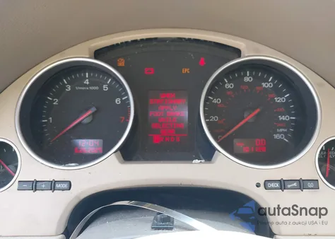 2004 Audi A4 3.0 из США, поврежденный, VIN WAUAT48H54K016361